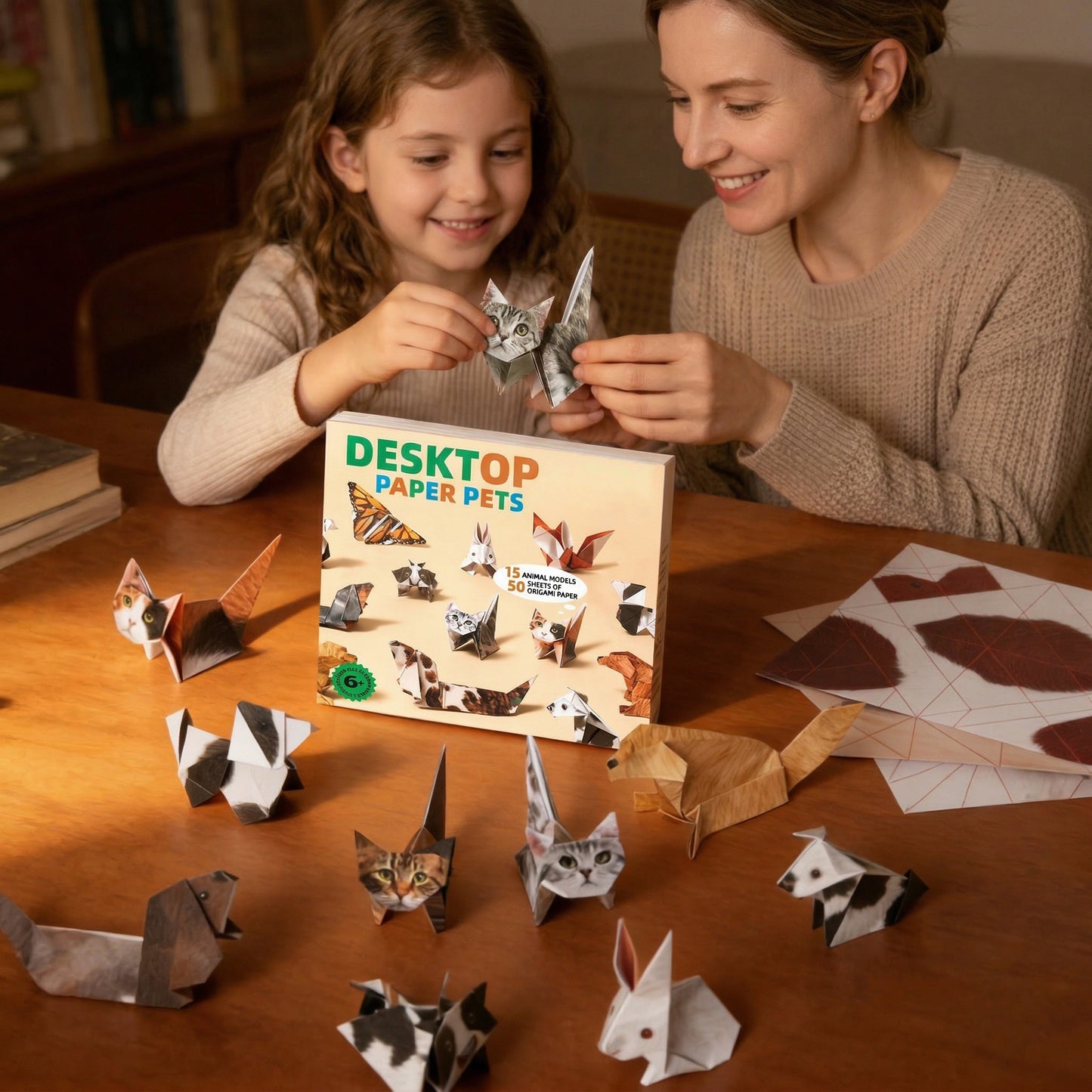 🐾 DIY Animal Origami Kit--3 Themes & 50 Sheets