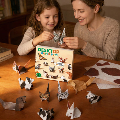 🐾 DIY Animal Origami Kit--3 Themes & 50 Sheets