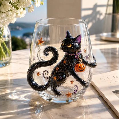 🎃 3D Halloween Artisan Glassware Collection - For Magical Halloween Sips
