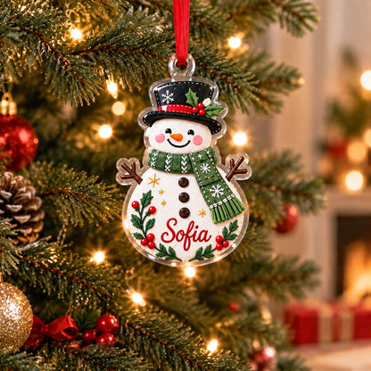 ✨❤️ Personalized Name Christmas Ornament