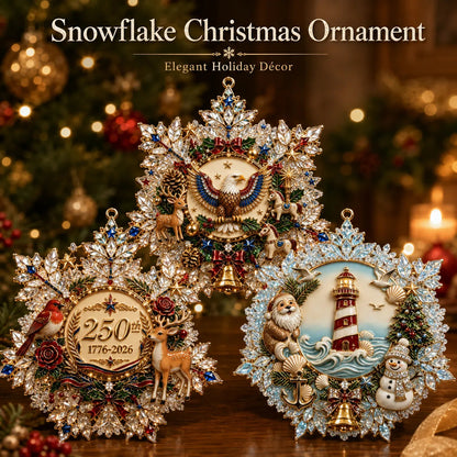 ❄️ Snowflake Christmas Ornament