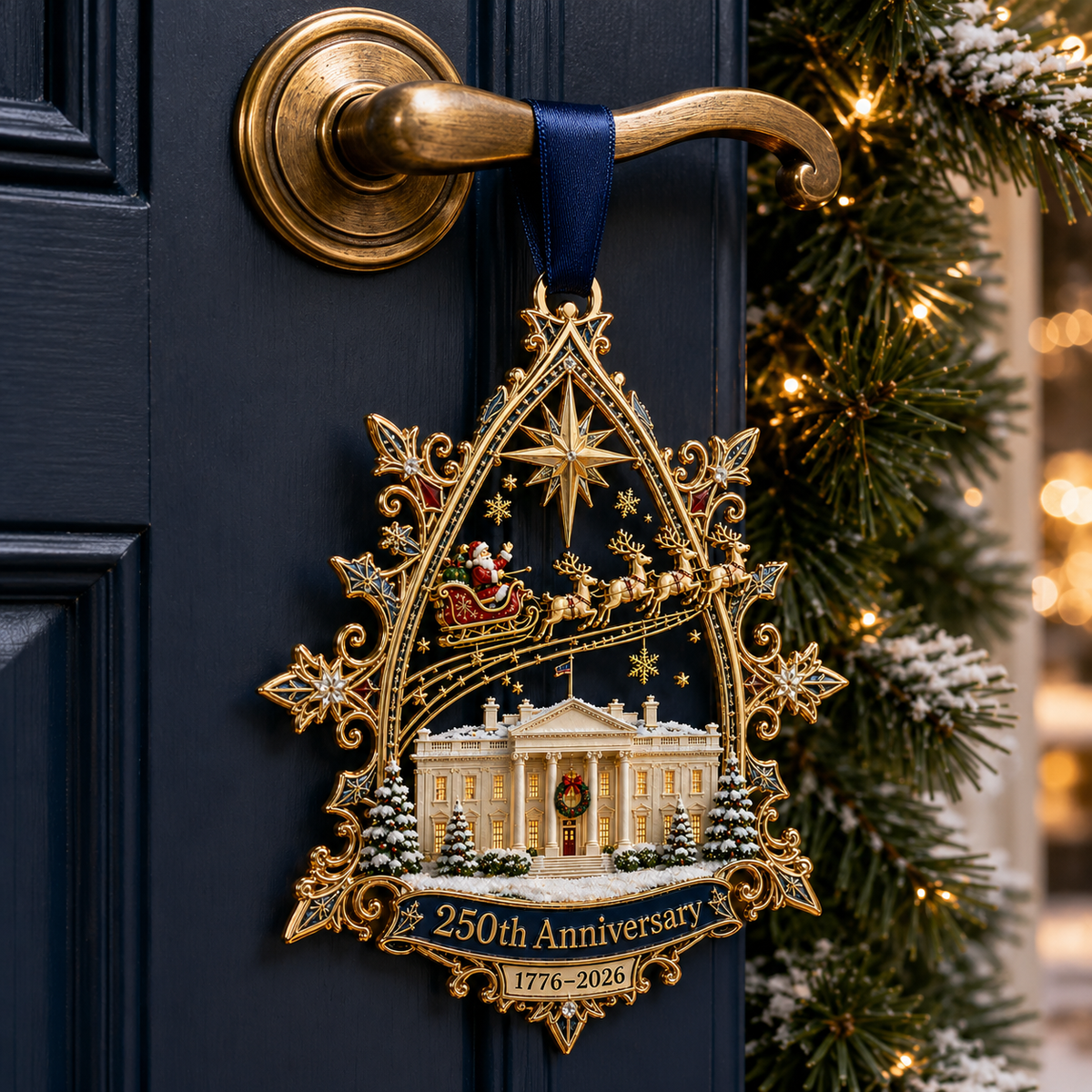 250th Anniversary Heritage Christmas Ornament – A Timeless Tribute to American History (1776–2026)
