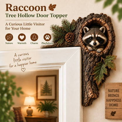 Woodland Tree Hollow Door Topper – Corner Door Frame Accent