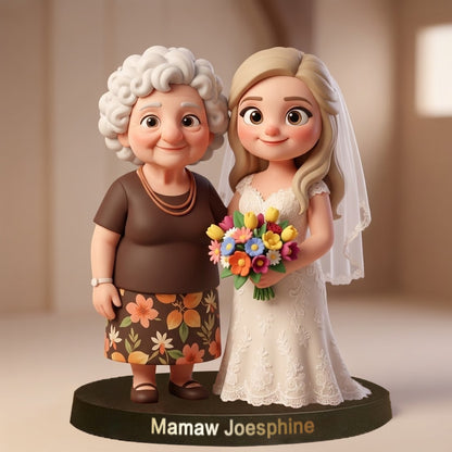 Pixar-Style Personalized Photo Desk Decor - Gift For Family, Couple, Wife, Husband, Boyfriend, Girlfriend, Pet