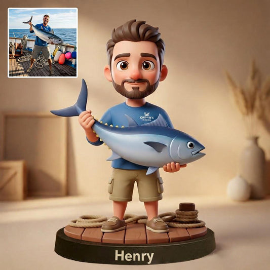 Custom Pixar-Style Photo Cartoon Style Desk Decor- Gift For Couple, Wife, Husband, Boyfriend, Girlfriend, Family, Pet