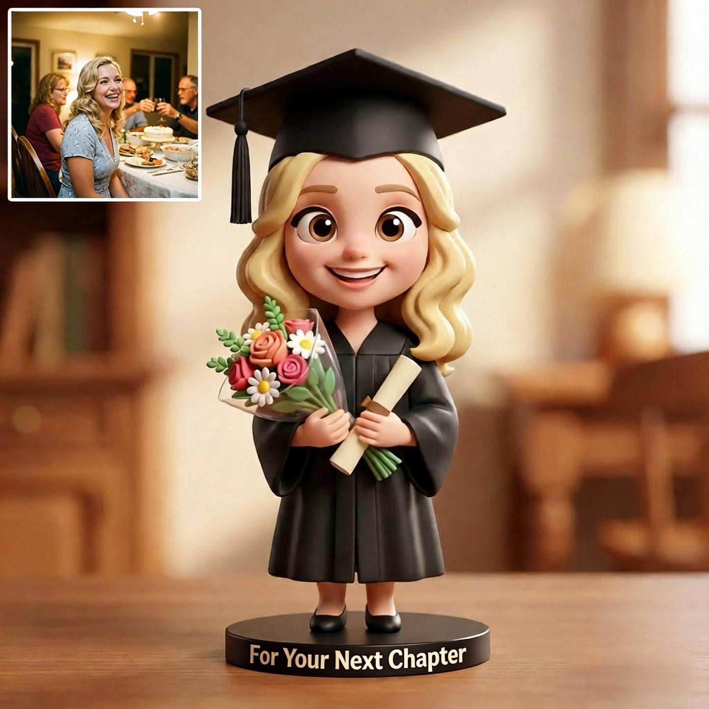 School Journey Personalized Photo Desk Decor-Best Gift for Universities, Middle Schools,  Primary Achools