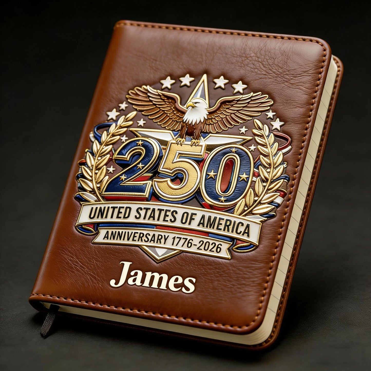 Personalized US Semiquincentennial Notebook & Pen Set