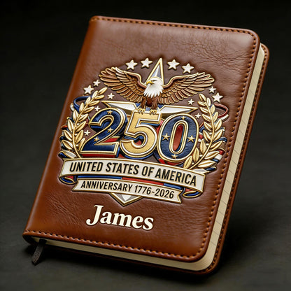 Personalized US Semiquincentennial Notebook & Pen Set
