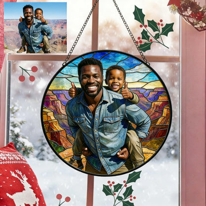 Personalized Photo Window Hanging Ornament