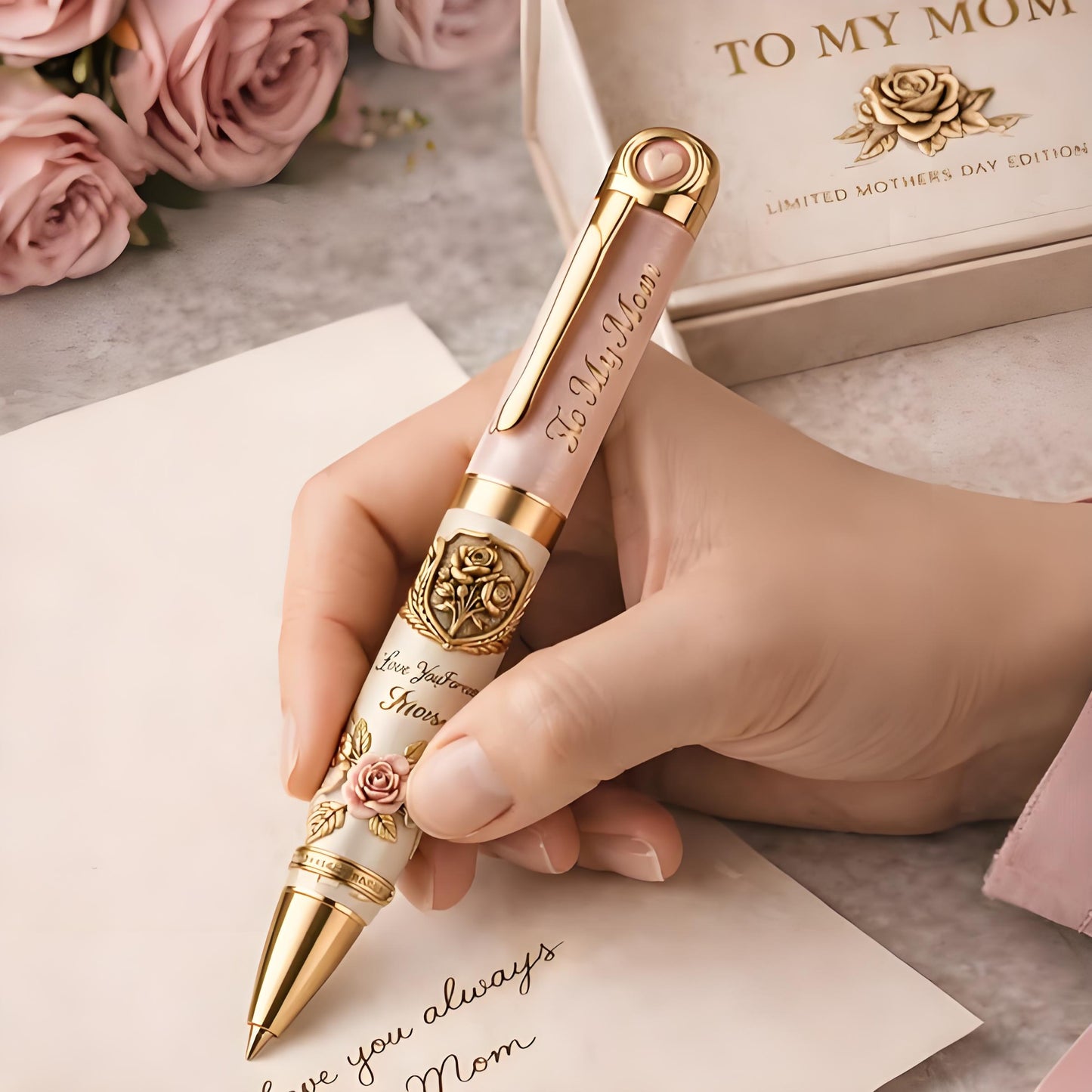 Personalized "To My Mom" Pen – "Home Is Wherever You Are"