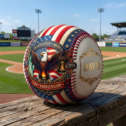 ⚾ Personalized USA 250th Anniversary Commemorative Baseball