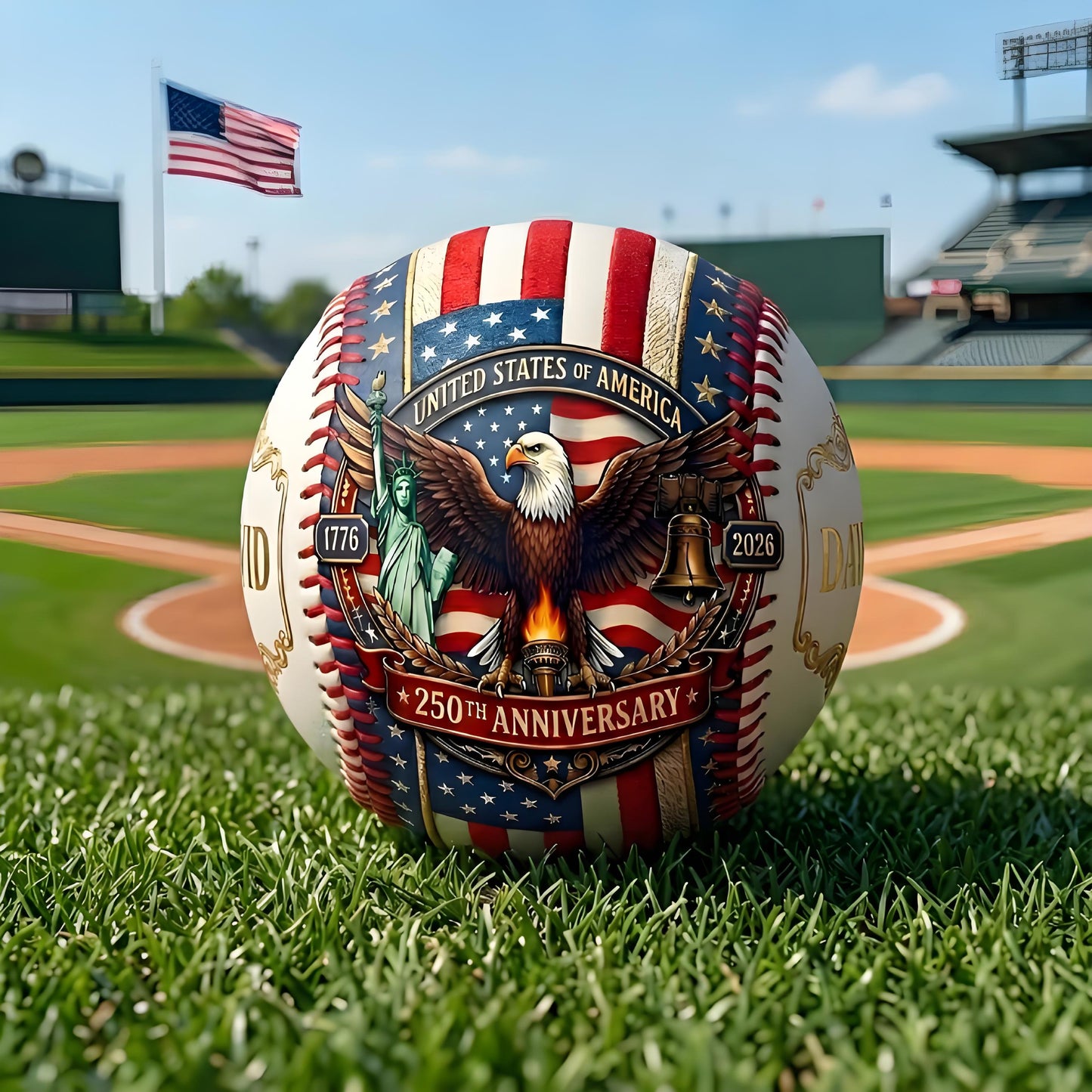 ⚾ Personalized USA 250th Anniversary Commemorative Baseball