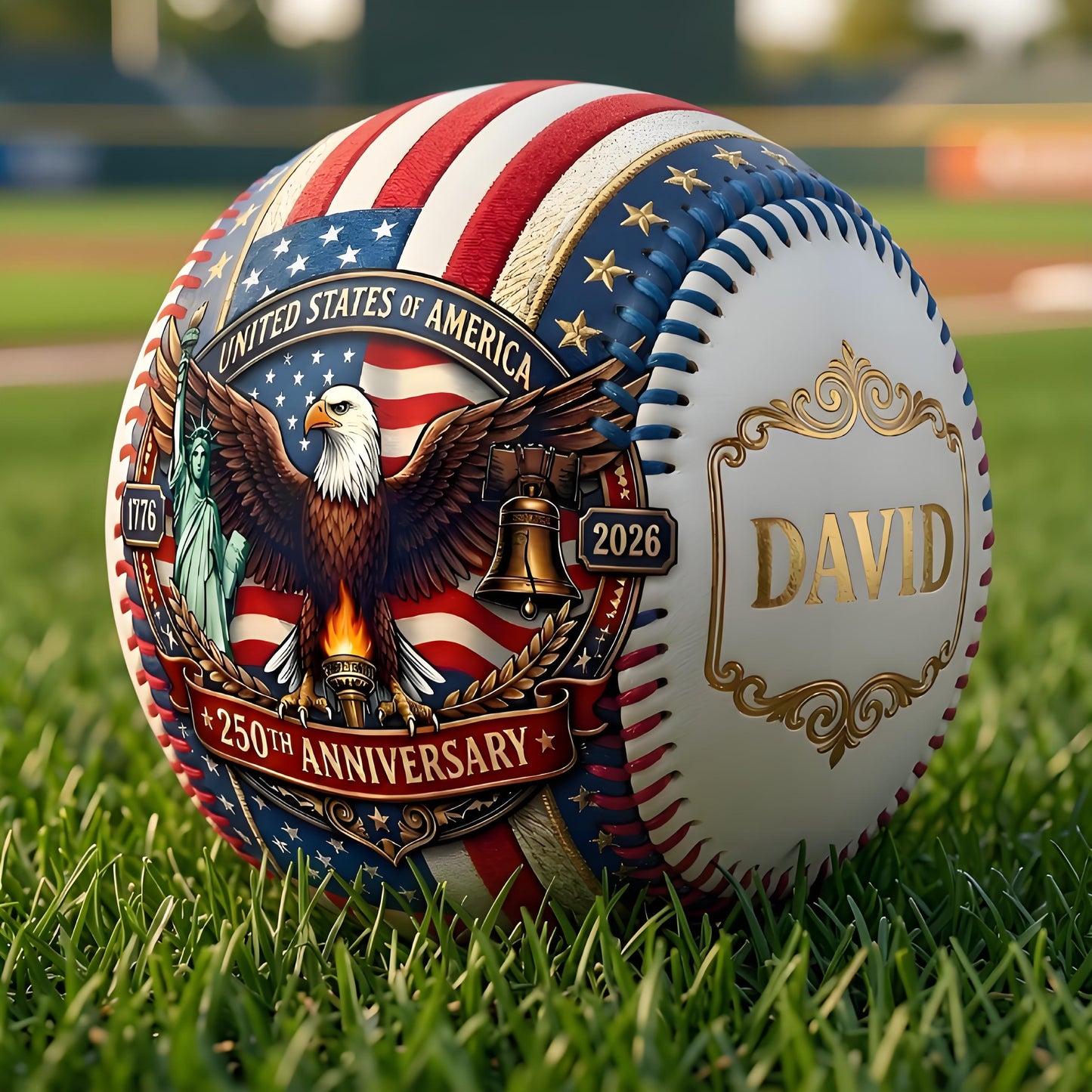 ⚾ Personalized USA 250th Anniversary Commemorative Baseball