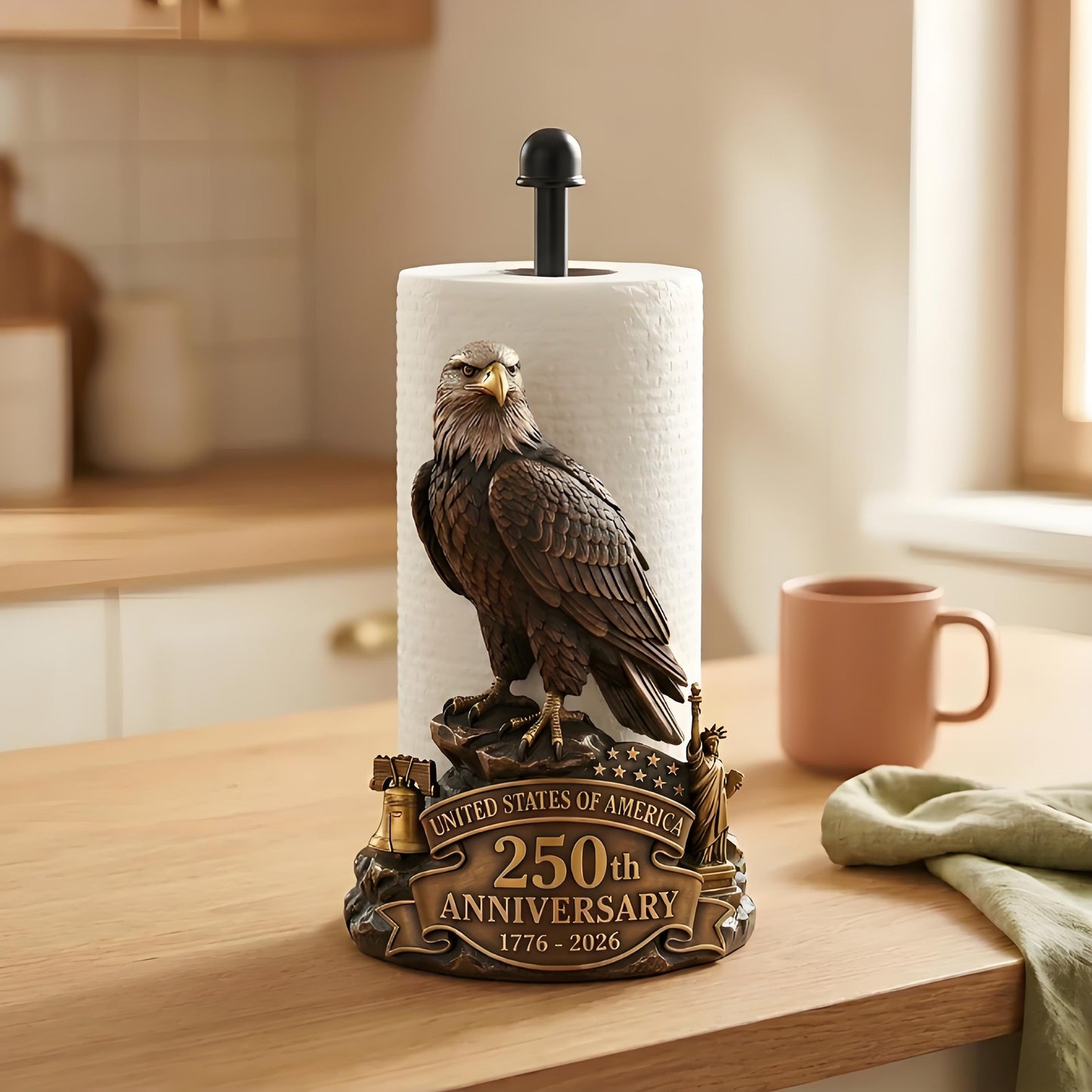 🦅 250th Anniversary American Eagle Paper Towel Holder – Limited Edition