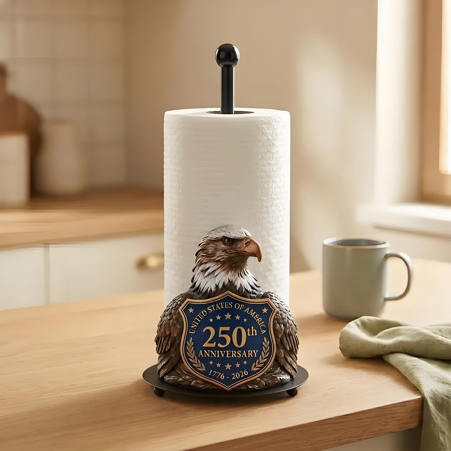 🦅 250th Anniversary American Eagle Paper Towel Holder – Limited Edition