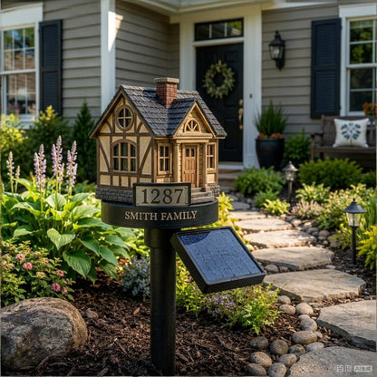 Custom Family Name & House Number Yard Light