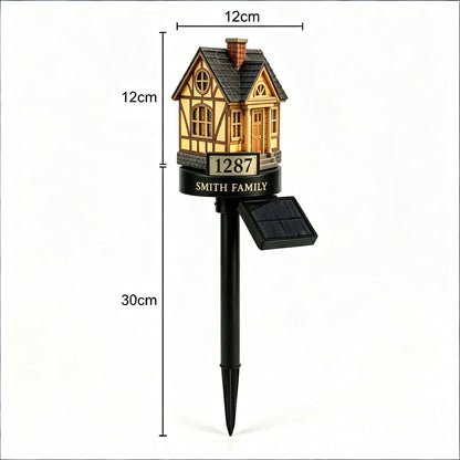 Custom Family Name & House Number Yard Light