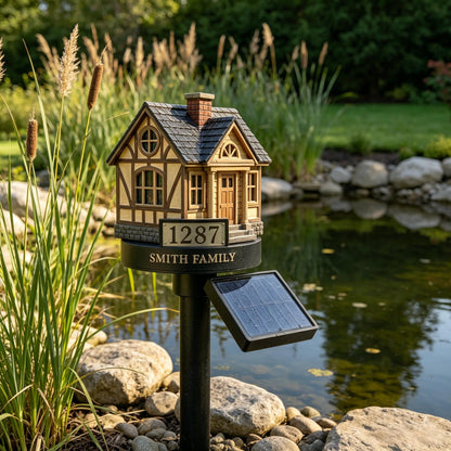 Custom Family Name & House Number Yard Light