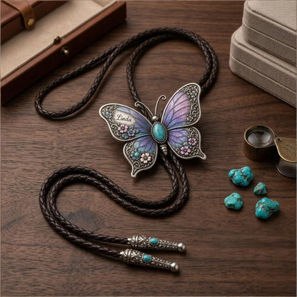 Personalized Butterfly Bolo Tie