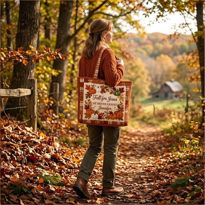 Personalized Christian Quilted Tote Bag