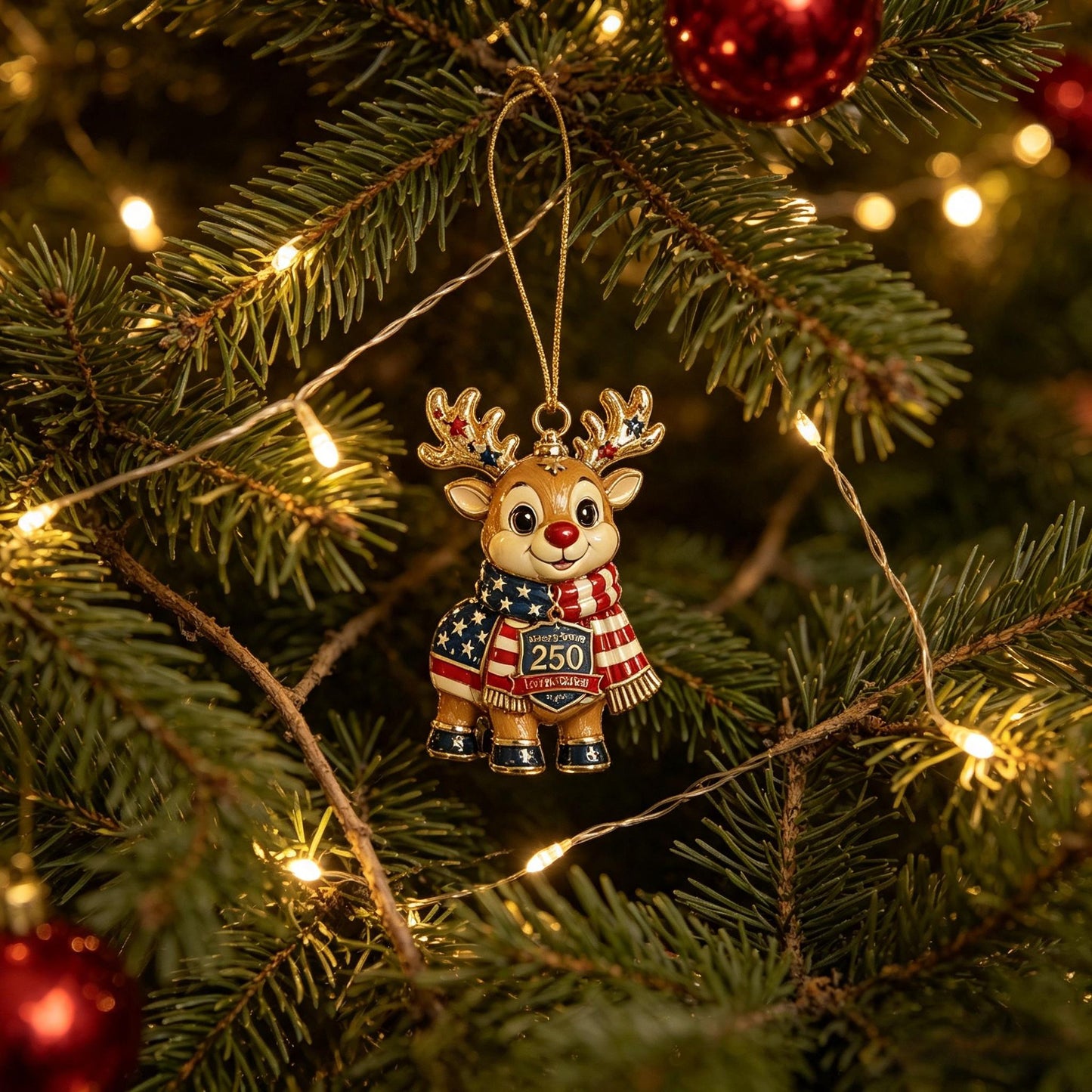 🎄🇺🇸 250th Anniversary Christmas Ornament Collection – Celebrate 250 Years of American Pride
