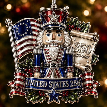 USA 250th Anniversary Christmas Ornament