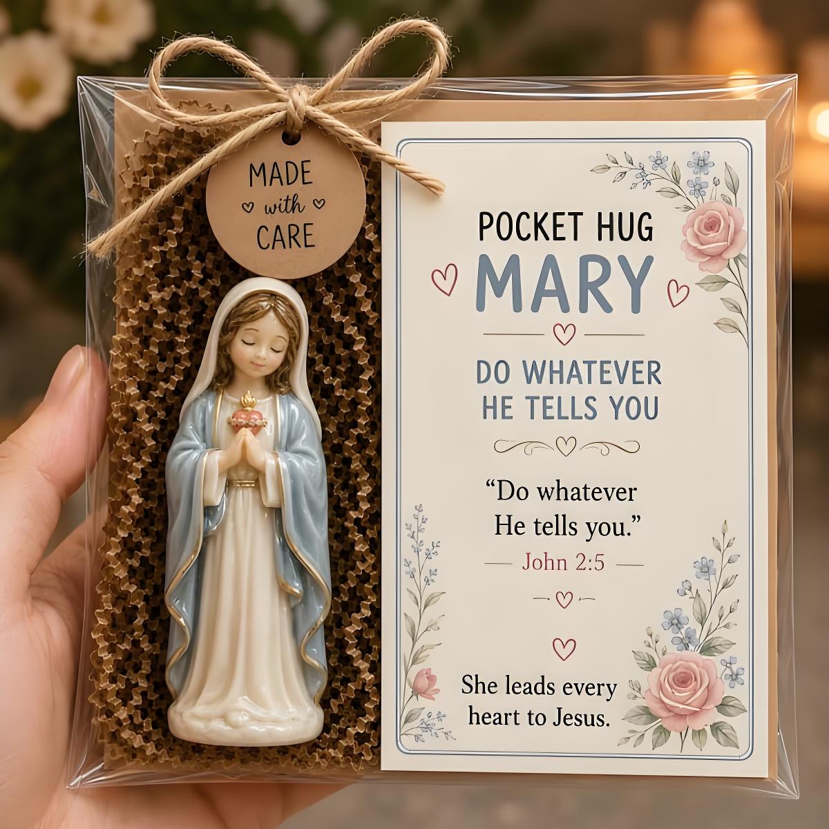 🕊️ Pocket Hug Jesus — In Prayer – Faith in the Palm of Your Hand. Peace That Goes Wherever You Do. 🙏✨