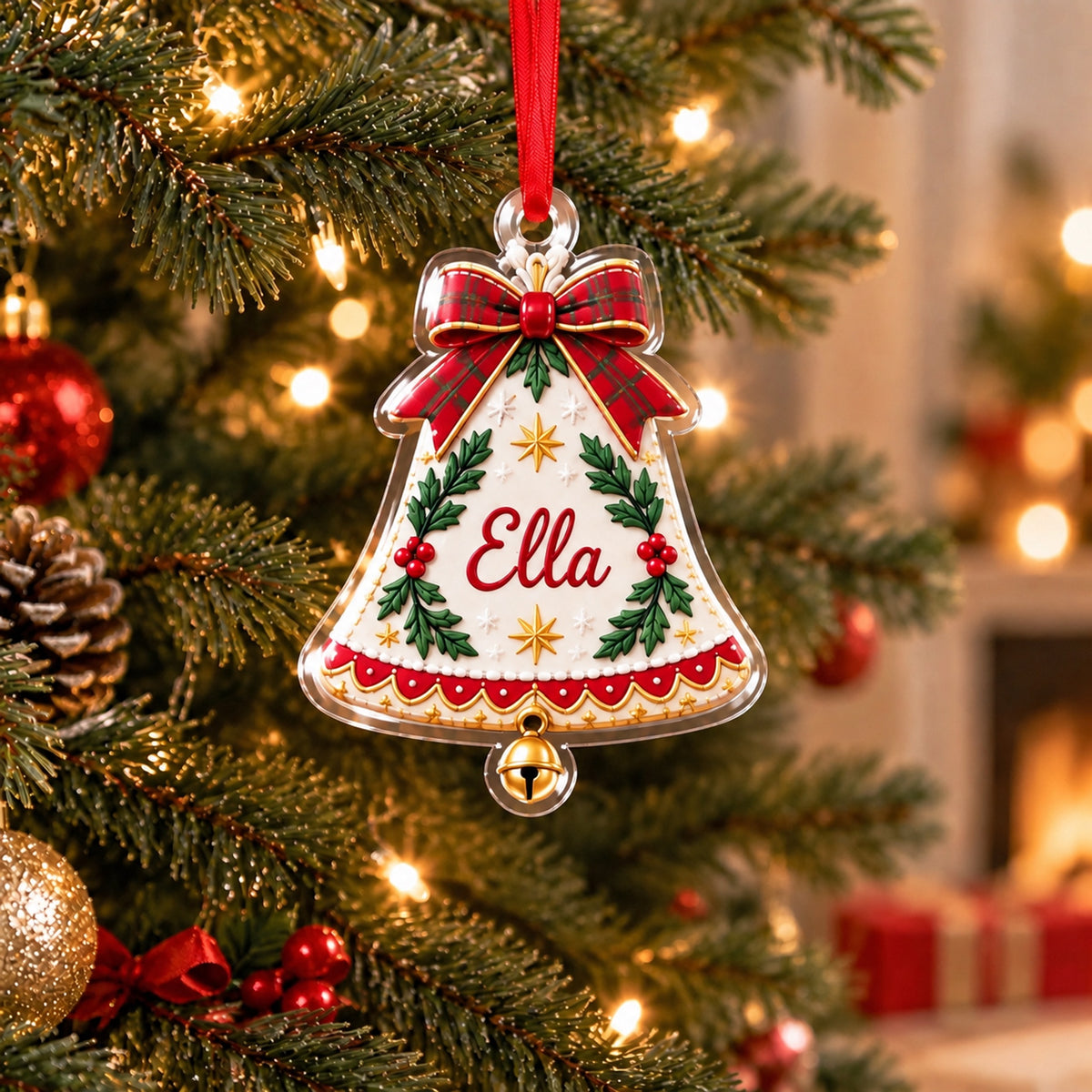 ✨❤️ Personalized Name Christmas Ornament