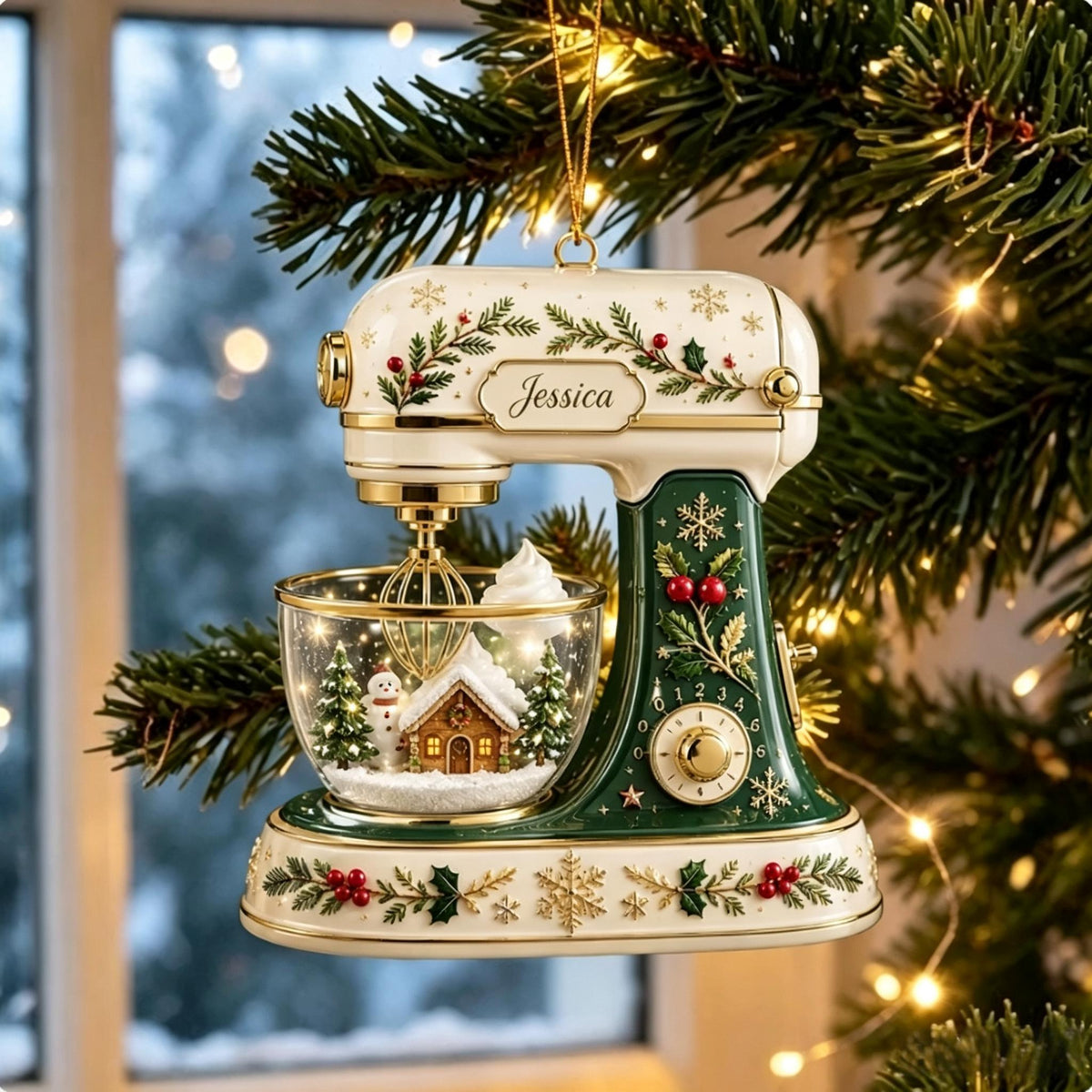 🎄Personalized Stand Mixer Christmas Ornament – Festive Baking Keepsake Collection