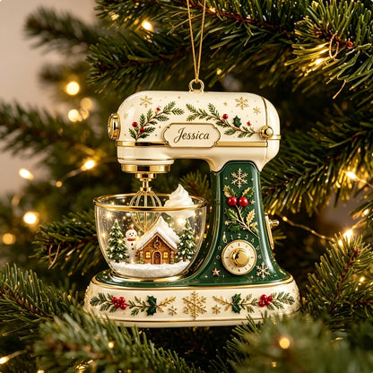 🎄Personalized Stand Mixer Christmas Ornament – Festive Baking Keepsake Collection