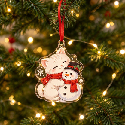 🎄🐱Festive Christmas Cat Ornament – Adorable Feline Friends for Your Holiday Tree