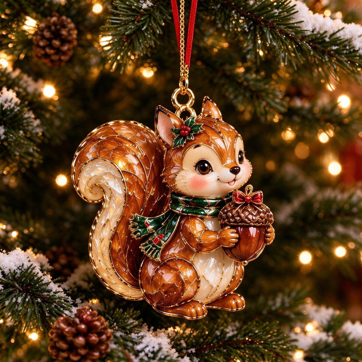 🎄🦌Christmas Animal Ornaments – Adorable Woodland Friends for Your Holiday Tree