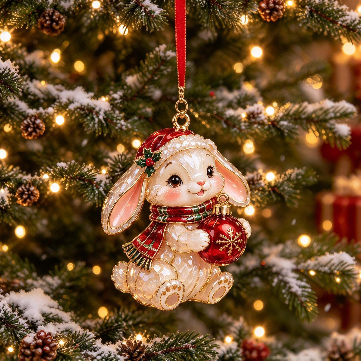 🎄🦌Christmas Animal Ornaments – Adorable Woodland Friends for Your Holiday Tree
