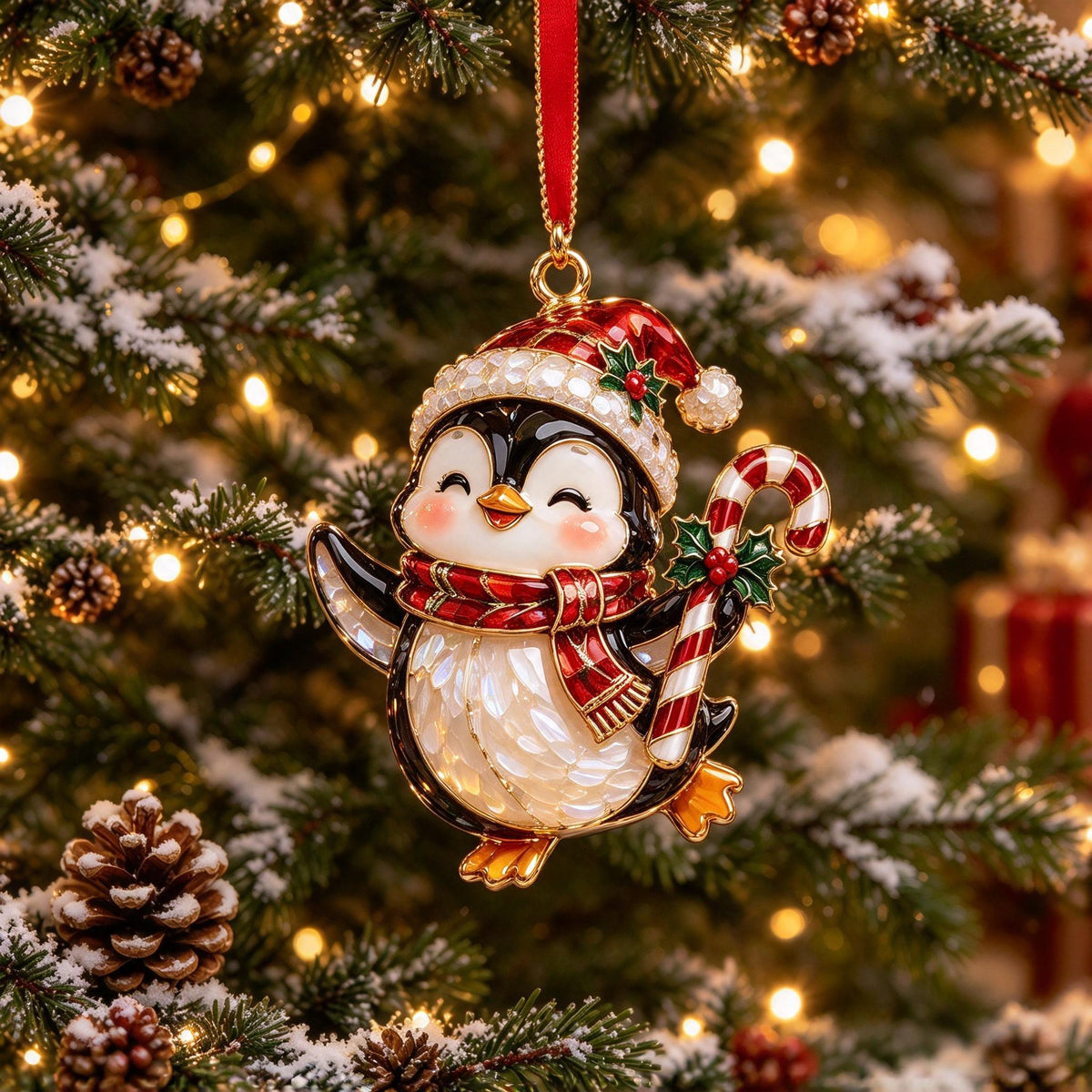 🎄🦌Christmas Animal Ornaments – Adorable Woodland Friends for Your Holiday Tree