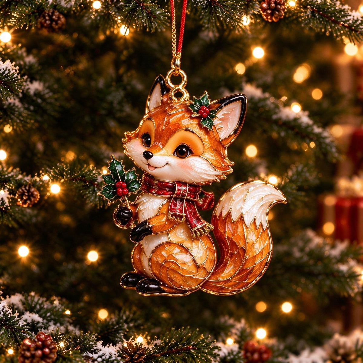 🎄🦌Christmas Animal Ornaments – Adorable Woodland Friends for Your Holiday Tree