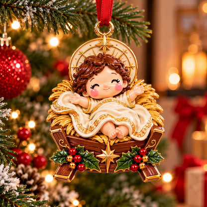 ✝️Nativity Religious Christmas Ornament – The True Meaning of Christmas 🌟✨