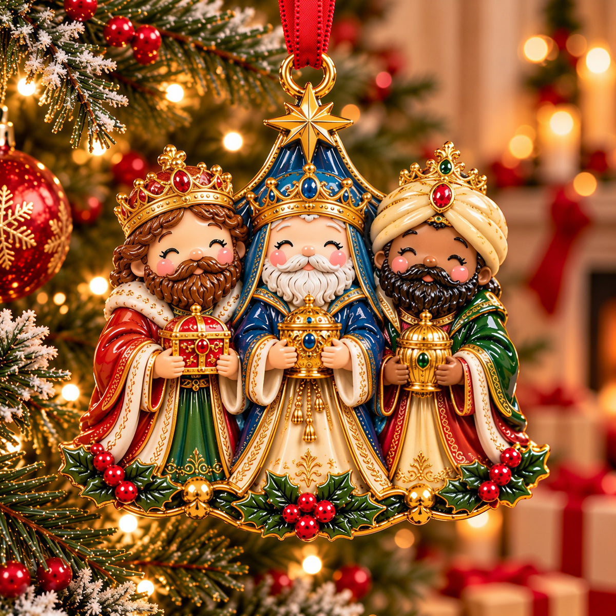 ✝️Nativity Religious Christmas Ornament – The True Meaning of Christmas 🌟✨