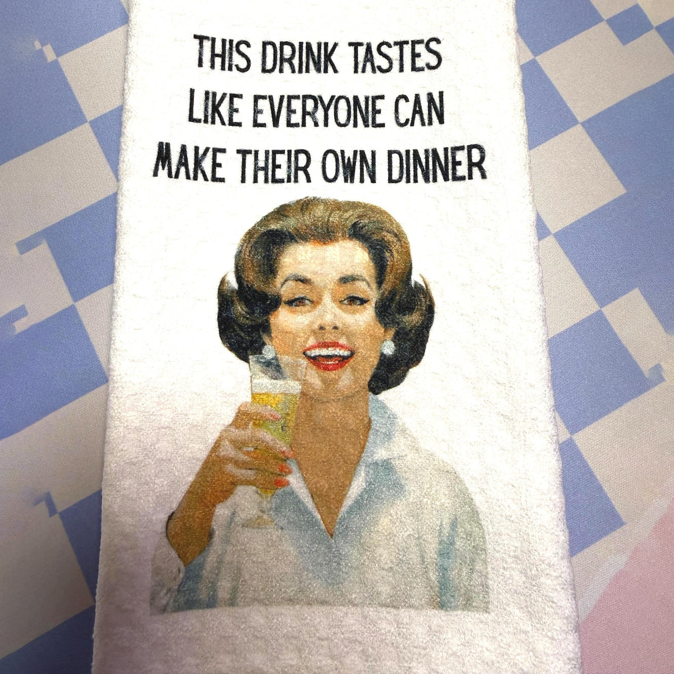 Retro 1950s Housewife Waffle Towels