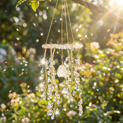 🔥Handmade Willow Tree Crystal Prism Rainbow Maker