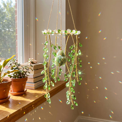 🔥Handmade Willow Tree Crystal Prism Rainbow Maker