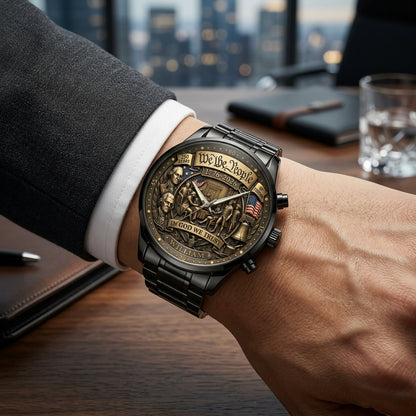 United States 250th Anniversary Personalized Name Watch - A Timeless Tribute to 250 Years of American Freedom