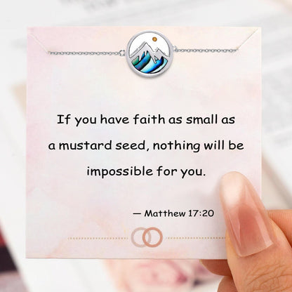 🌄 Mustard Seed Bracelet – A Meaningful Faith Gift