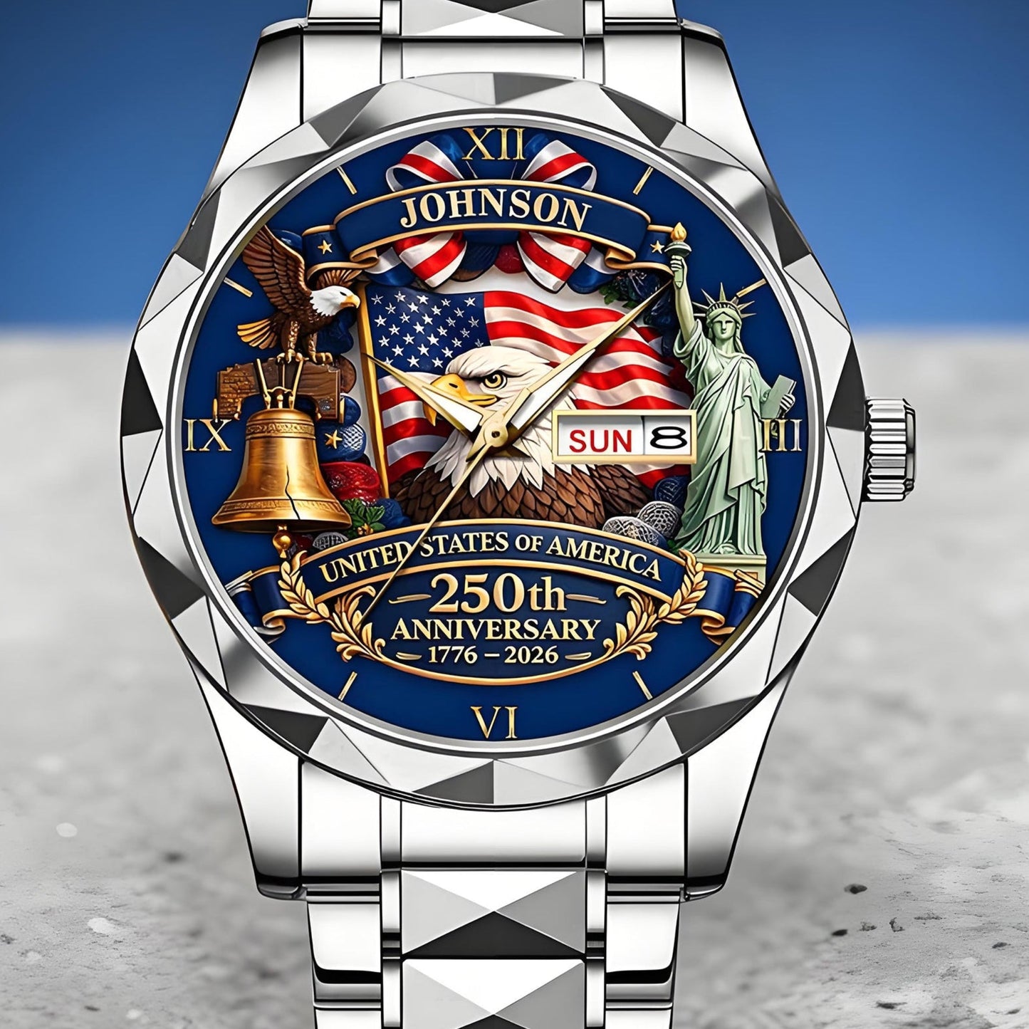 Personalized United States 250th Anniversary Watch