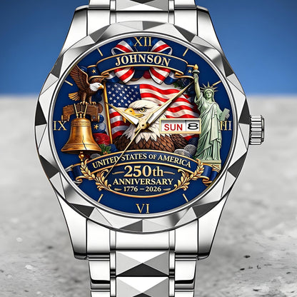 Personalized United States 250th Anniversary Watch