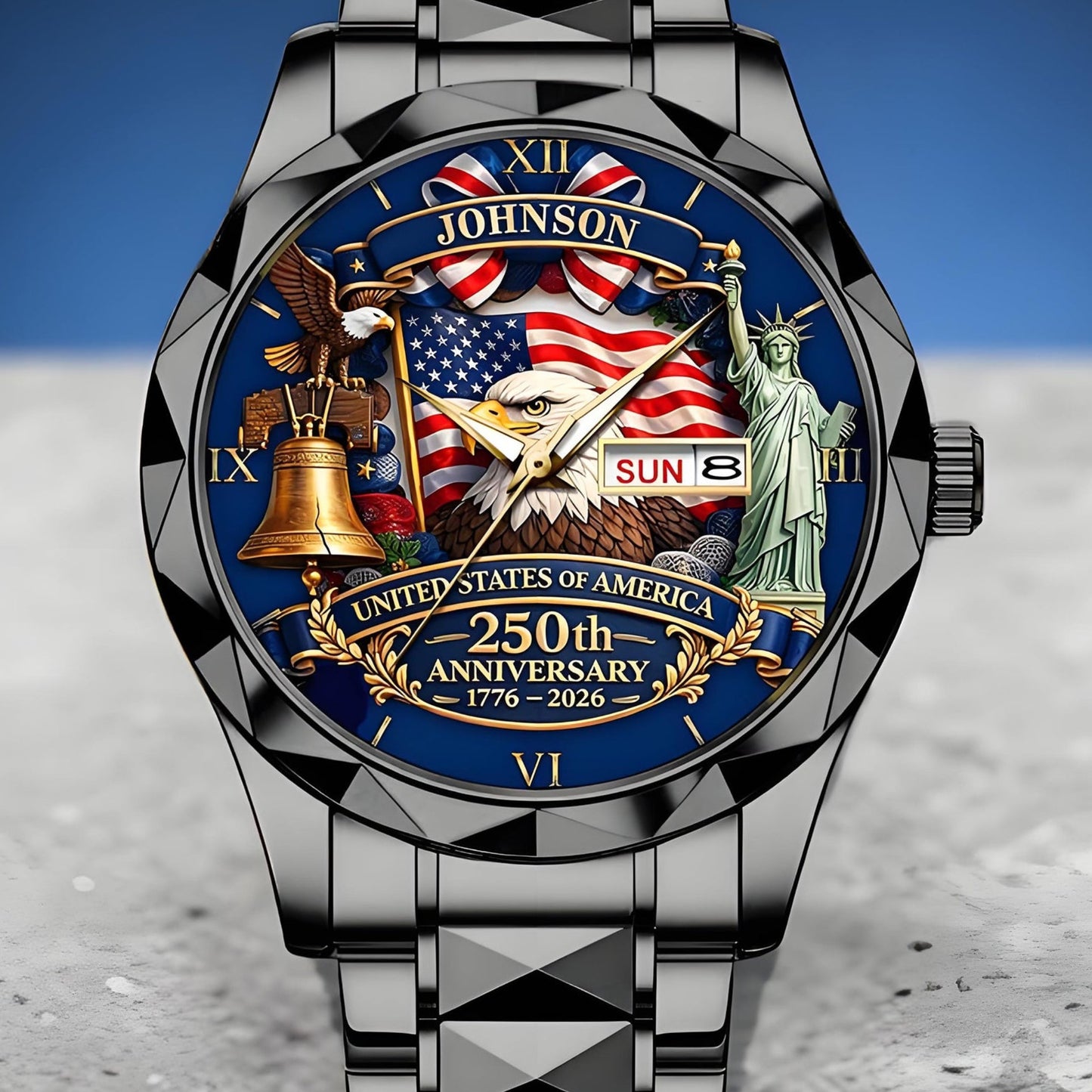 Personalized United States 250th Anniversary Watch