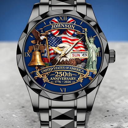 Personalized United States 250th Anniversary Watch