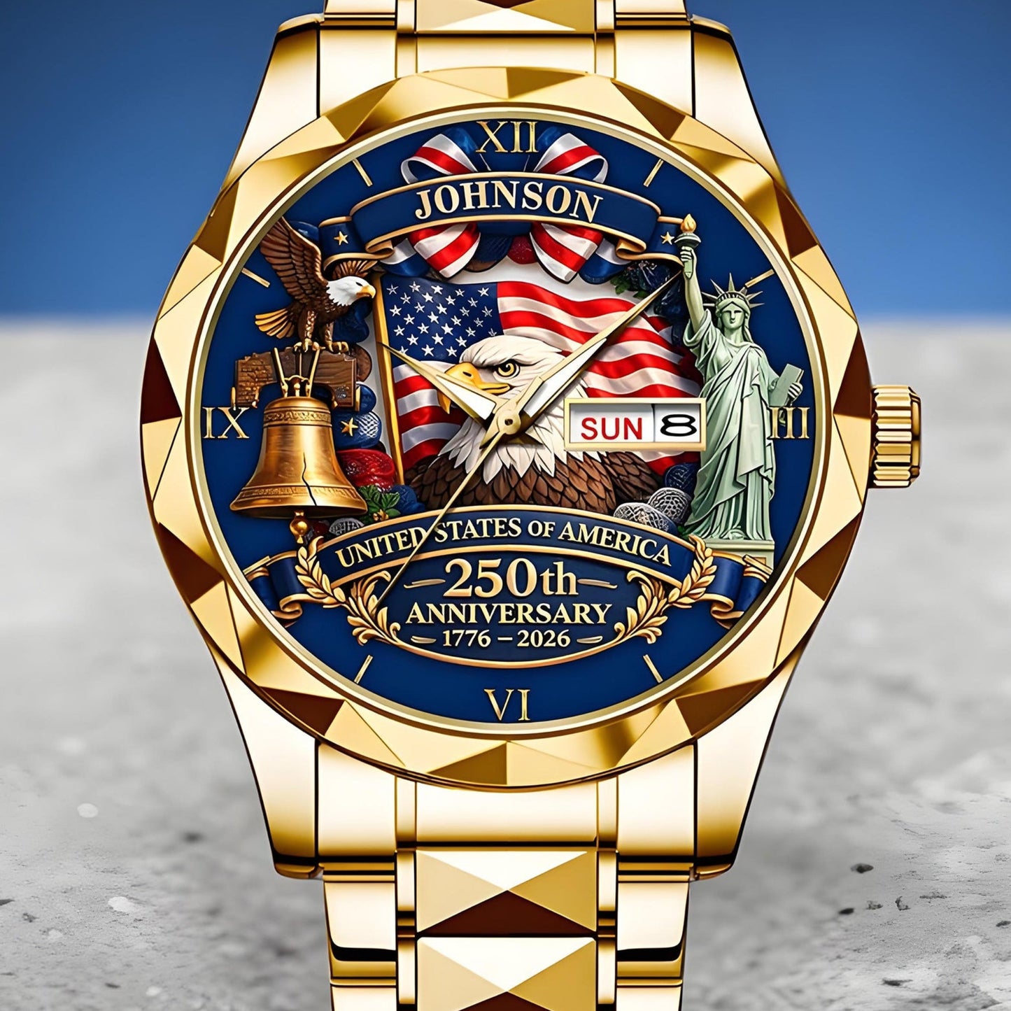Personalized United States 250th Anniversary Watch