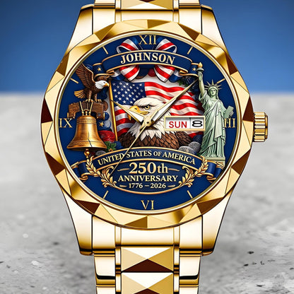 Personalized United States 250th Anniversary Watch
