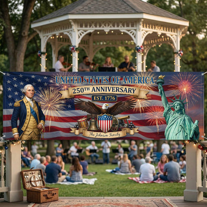 Personalized America 250th Anniversary Banner