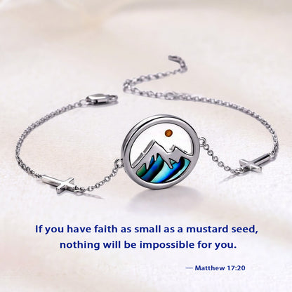 🌄 Mustard Seed Bracelet – A Meaningful Faith Gift